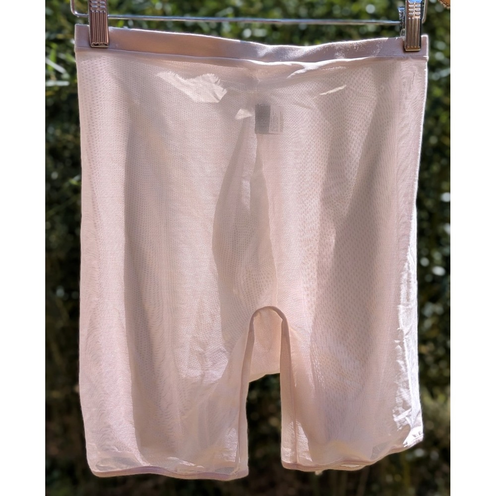 2XL😍Vntg BodySLIMMERS by Nancy Ganz‎ Panties Shapewear Shorts Nylon Blend Sheer